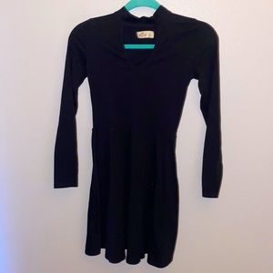Hollister Black Long-Sleeve Dress